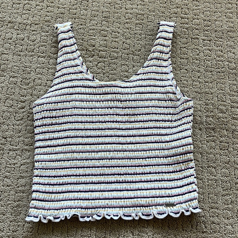 Hollister striped tank top